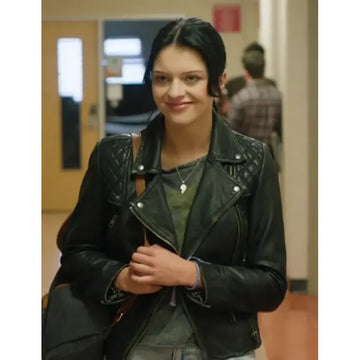 Clara Alexandrova Danger In The Dorm Black Leather Jacket