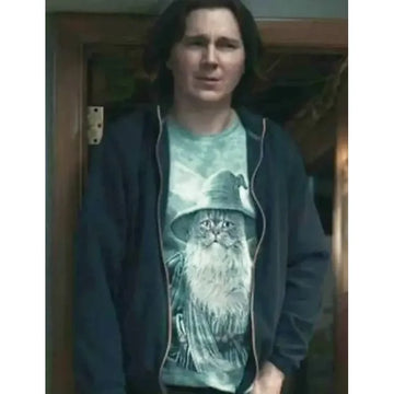 Paul Dano Dumb Money Black Cotton Jacket