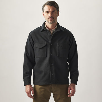 Filson Navy Blue Wool Jac-Shirt