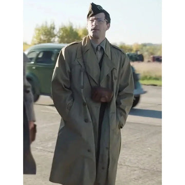 Samberg Lee Andy Brown Cotton Trench Coat