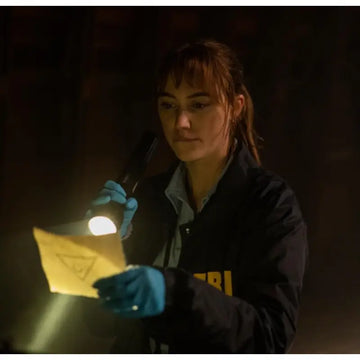 Maika Monroe Longlegs (2024) FBI Jacket