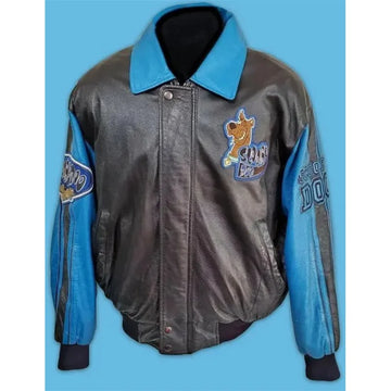 Scooby Doo Zipper Leather Jacket