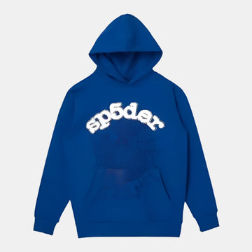 Sp5der Websuit Blue Pullover Hoodie