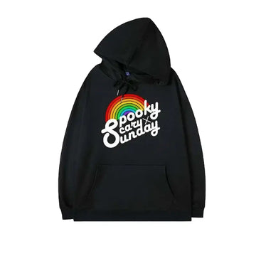 Spooky Scary Sunday Black Hoodie