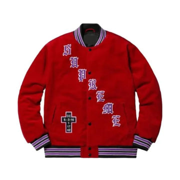 Supreme Old English Varsity Jacket