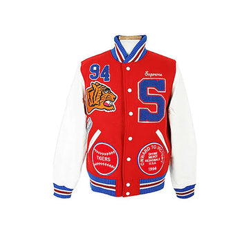 Supremely 2014 Red And White Varsity Jacket