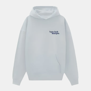 Front Taylor Swift Midnights Grey Hoodie