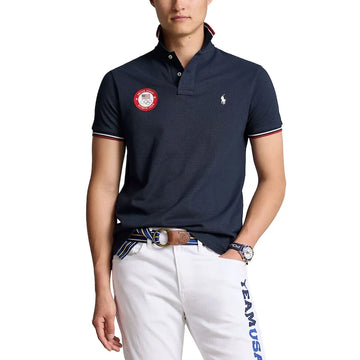 Team USA 2024 Summer Olympics Villagewear Blue Polo Shirt