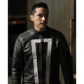 Agents Of SHIELD Ghost Rider Black Leather Jacket