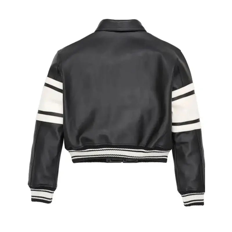 Avirex Black Black Leather Jacket