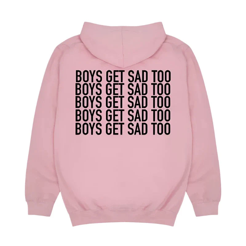 Boys Get Sad Too Fleece Hoodie
