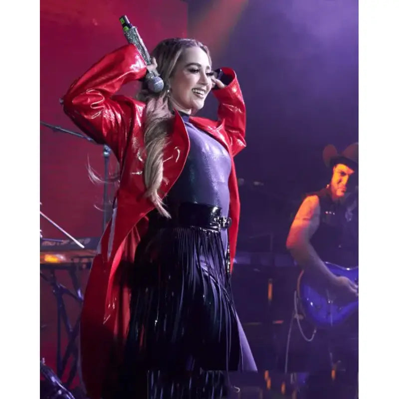 Carolina Ross Lunario Red Leather Jacket