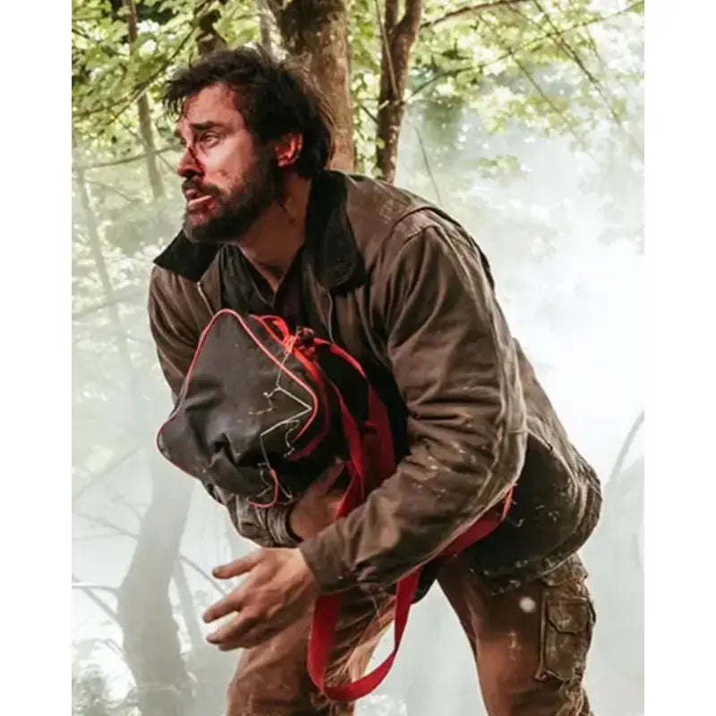 Clive Standen Cold Deck Brown Cotton Jacket