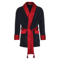 Cliveden Short Navy Velvet Smoking Jacket