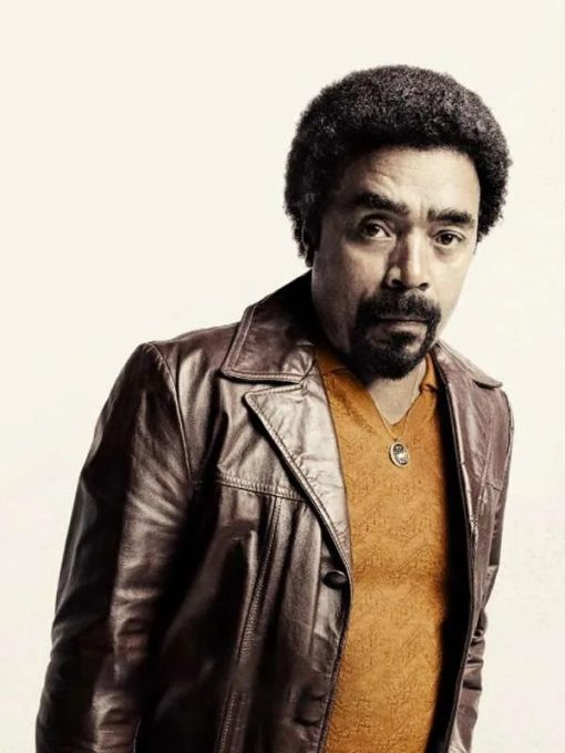 Daisy Jones & The Six Tom Wright Brown Leather Jacket