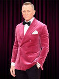 No Time to Die Premiere Daniel Craig Pink Jacket
