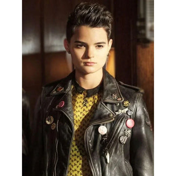 Deadpool & Wolverine Brianna Hildebrand Leather Jacket