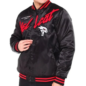 Dodge Hellcat Satin Varsity Jacket