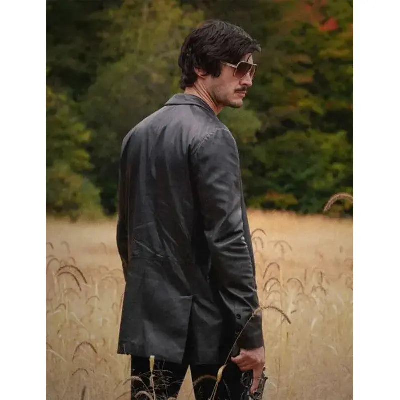 Éric Bruneau Dusk for a Hitman Black Leather Coat