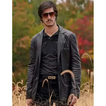 Éric Bruneau Dusk for a Hitman Black Leather Coat