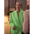 Emily In Paris Camille Razat  Green Oversized Blazer