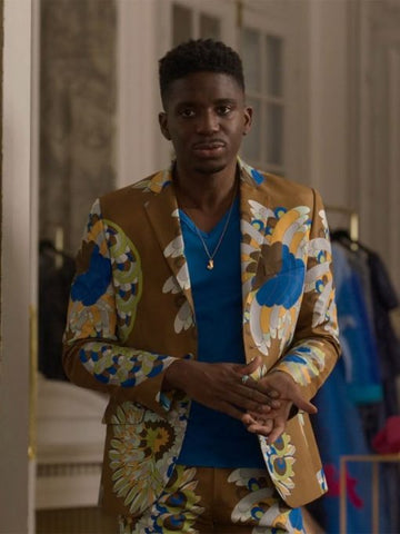 Emily In Paris Season 3 Julien Print Floral Blazer