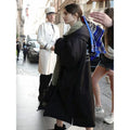 Lily Collins Emily In Paris S04 Black Hooded Trench Coat