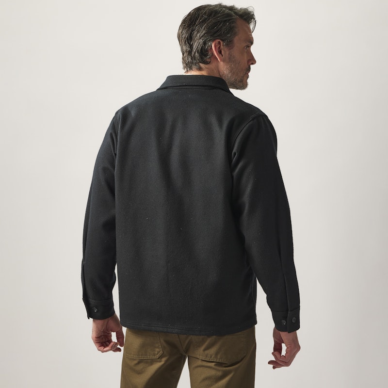 Filson Navy Blue Wool Jac-Shirt