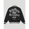 Geedup Varsity Black|Off White Jacket