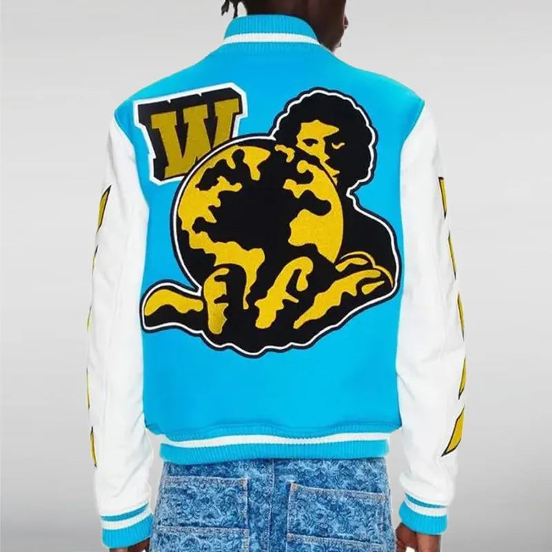 Giacca Con Logo E Varsity Jacket