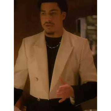 Grown-ish S06 Marcus Scribner Diced Two-Tone Blazer