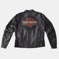 Harley Davidson Men Black Biker Leather Jacket