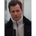 Jamie Dornan Heart Of Stone 2023 Black Leather Jacket