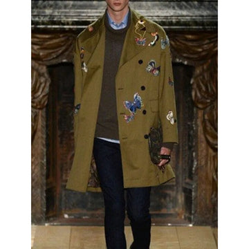 Casual Hip Hop Streetwear Men Coat
