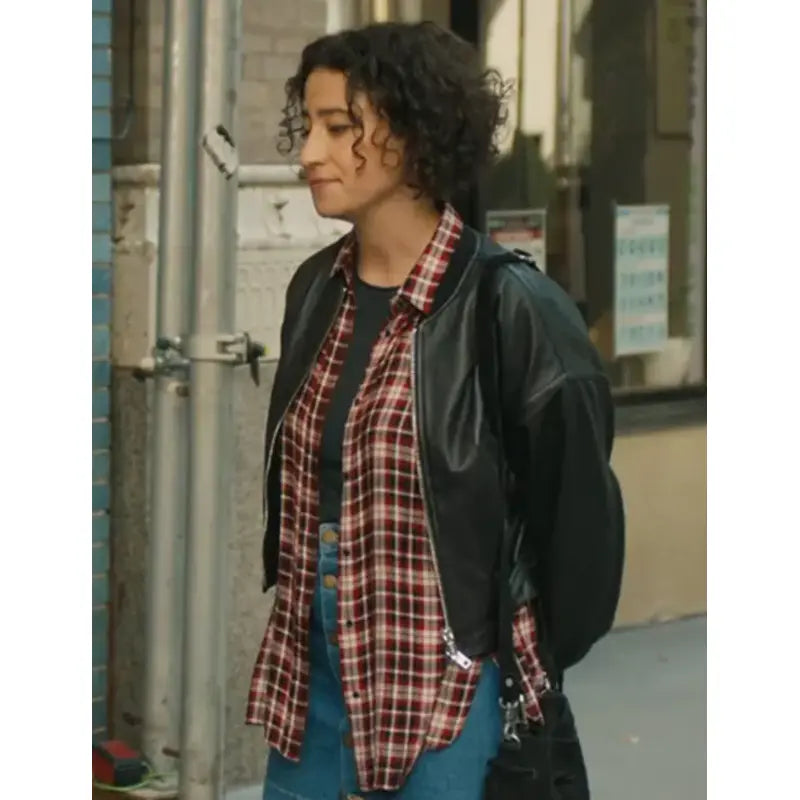 Ilana Glazer Babes 2k24 Black Leather Jacket