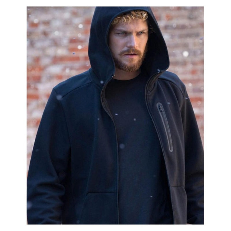 Iron Fist Finn Danny Rand Black Fleece Hoodie
