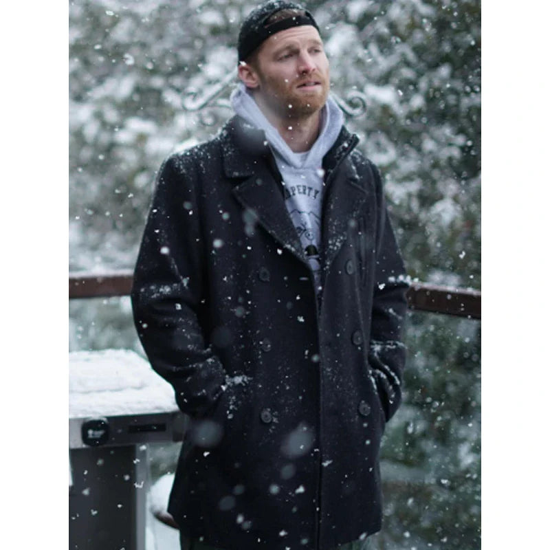 Shoresy S01 Shoresy Black Wool Coat