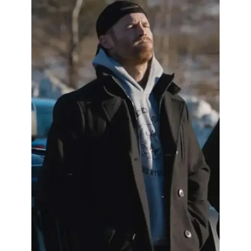 Shoresy S01 Shoresy Black Wool Coat