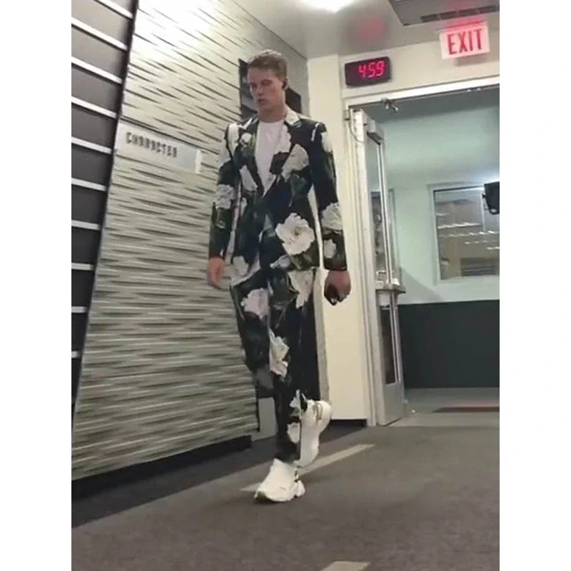 World  Joe Burrow Floral Printed Suit