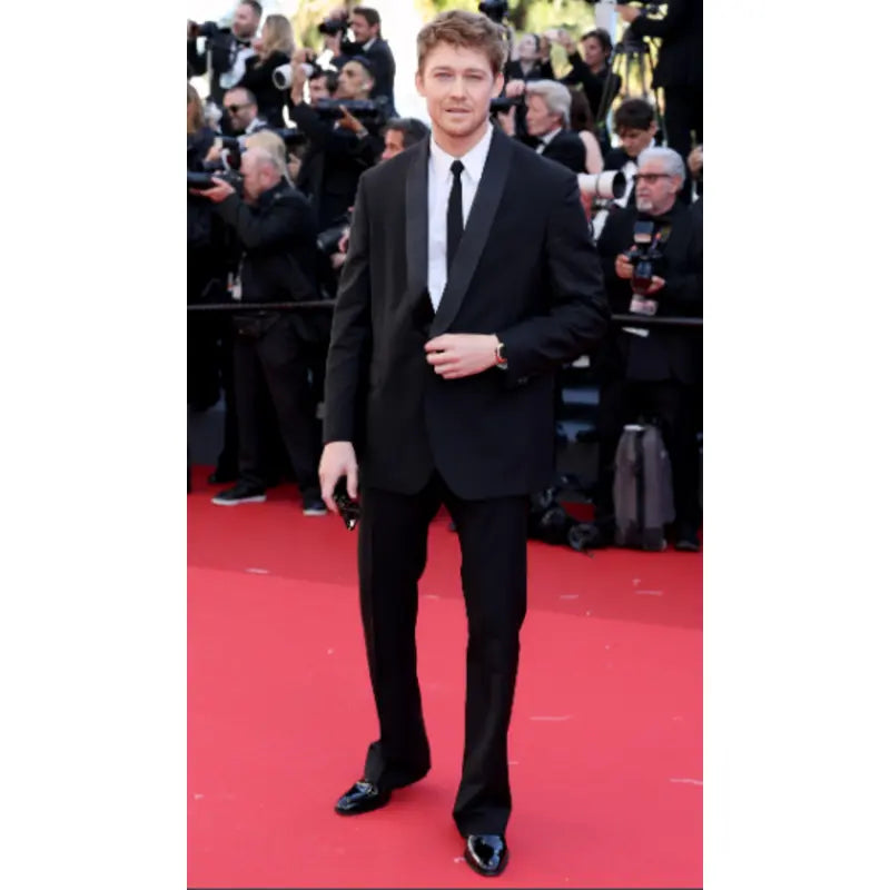 Joe Alwyn at an event for Kinds of Kindness (2024) Black Tuxedo