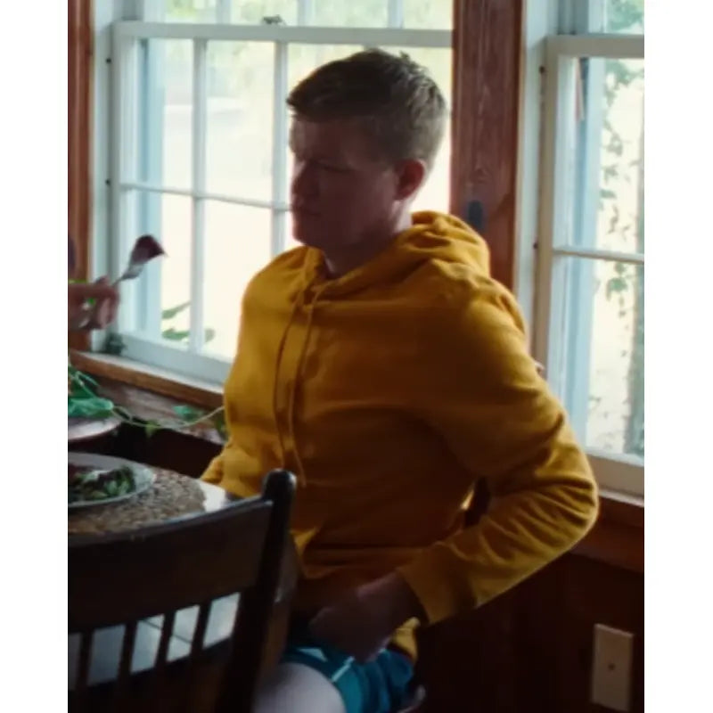 Jesse Plemons Kinds of Kindness Yellow Hoodie