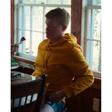 Jesse Plemons Kinds of Kindness Yellow Hoodie