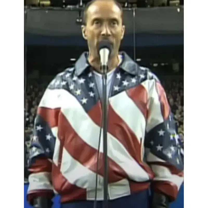 Lee Greenwood American Flag Multiple Colors Leather Jacket