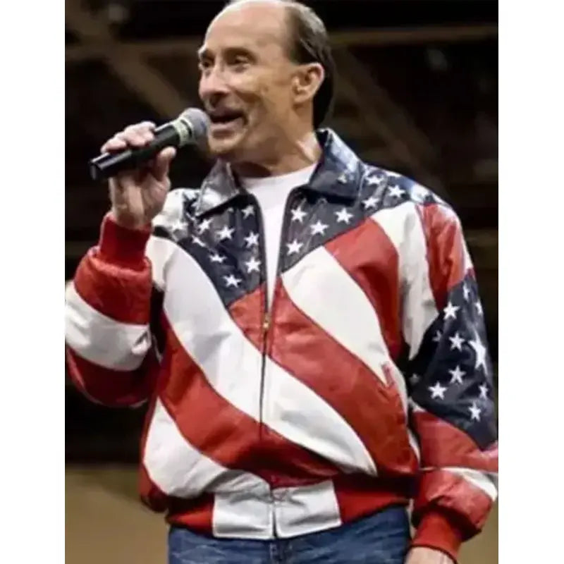 Lee Greenwood American Flag Multiple Colors Leather Jacket