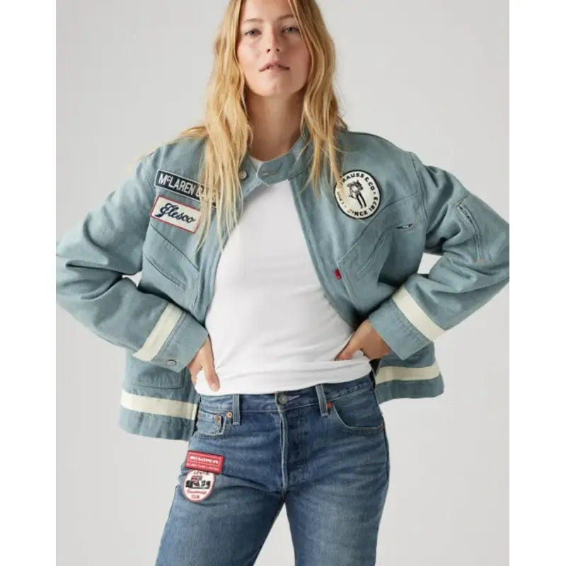 Levi’s x McLaren Light Indigo Cotton Racing Jacket