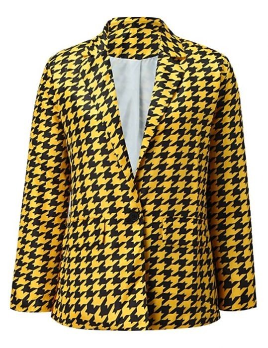 Lily Collins Emily in Paris S03 Yellow Blazer