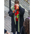 Lily Collins Emily In Paris S04 Black Hooded Trench Coat