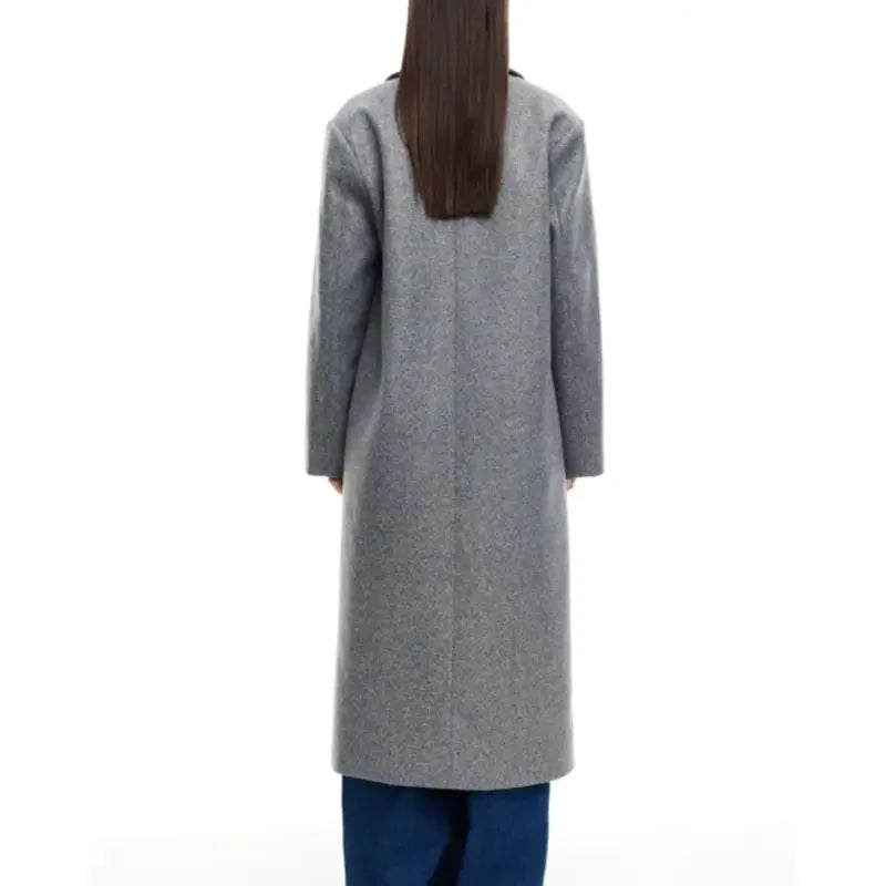 Lioness Olsen Grey Wool Coat