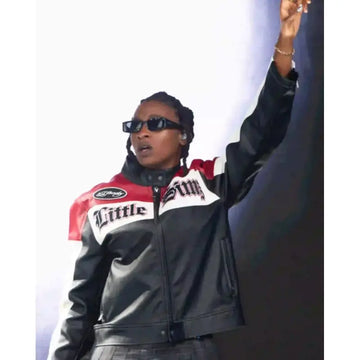 Little Simz Glastonbury Festival 2k24 Leather Jacket For Men