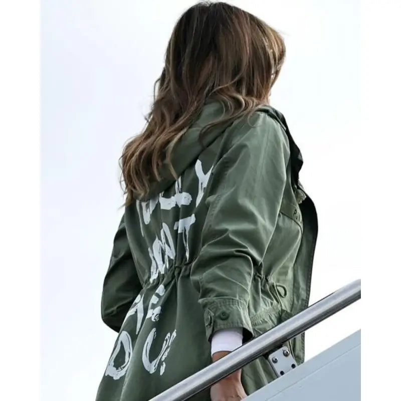 Melania Green Cotton Jacket